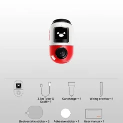 Wild u0026 Free Gear Autozubehör|Automobilindustrie-360 AI Motion Dash Cam – Vollsicht-Autokamera