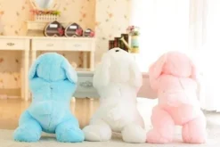 The Decor Haven Babyspielzeug-50 cm leuchtendes Hundeplüschspielzeug für Kinder