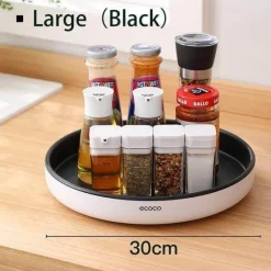 The Decor Haven Küche & Esszimmer-360° drehbarer Gewürzregal-Organizer – Gewürzhalter zur Aufbewahrung in der Küche