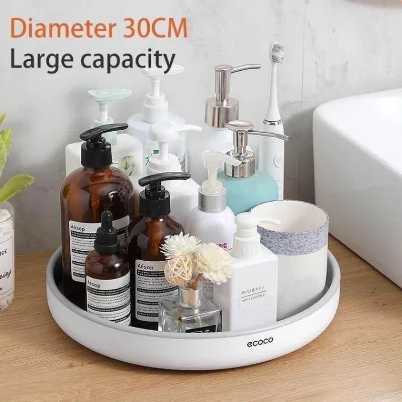 The Decor Haven Küche & Esszimmer-360° drehbarer Gewürzregal-Organizer – Gewürzhalter zur Aufbewahrung in der Küche