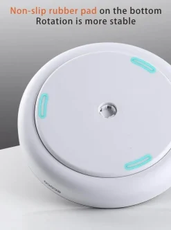 The Decor Haven Küche & Esszimmer-360° drehbarer Gewürzregal-Organizer – Gewürzhalter zur Aufbewahrung in der Küche