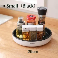 The Decor Haven Küche & Esszimmer-360° drehbarer Gewürzregal-Organizer – Gewürzhalter zur Aufbewahrung in der Küche