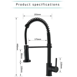 The Culinary Kit Küche & Esszimmer-360° drehbarer Küchenhahn - Strahlsprühhahn