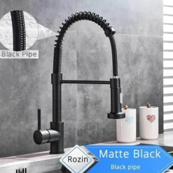 The Culinary Kit Küche & Esszimmer-360° drehbarer Küchenhahn - Strahlsprühhahn