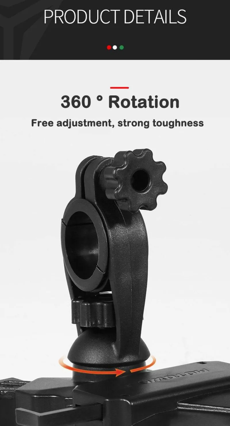 Decor Fahrräder & Verkehr-360° drehbarer USB-Fahrradtelefonhalter - Universelle Fahrrad-Ladehalterung