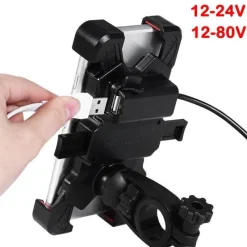 Decor Fahrräder & Verkehr-360° drehbarer USB-Fahrradtelefonhalter - Universelle Fahrrad-Ladehalterung