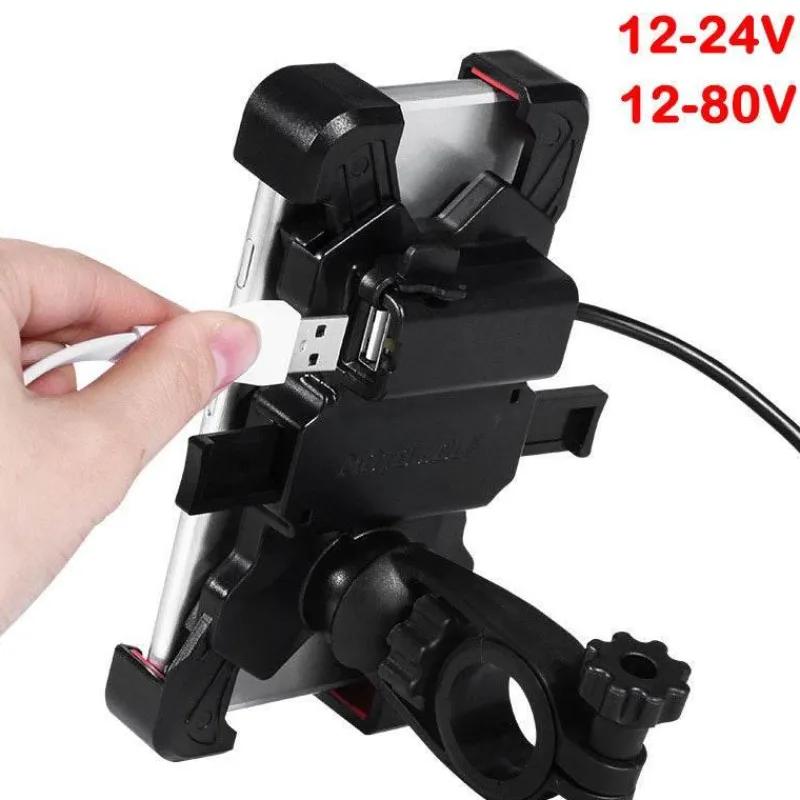 Decor Fahrräder & Verkehr-360° drehbarer USB-Fahrradtelefonhalter - Universelle Fahrrad-Ladehalterung