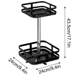Signature Spaces Küche & Esszimmer-360° drehbares Gewürzregal – Aufbewahrungslösung für die Küche