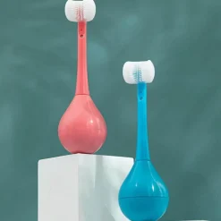Tranquil Touch Gesundheits-Gadgets|Gesundheits- Und Entspannungstools-360 Kids Zahnbürste – Kreatives Mundpflege-Tool für Kinder