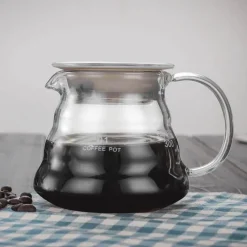 Tom Küche & Esszimmer-800 ml Kaffeekessel aus Glas – Stilvoller Cloud Brew Pot für perfektes Brühen