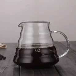 Tom Küche & Esszimmer-800 ml Kaffeekessel aus Glas – Stilvoller Cloud Brew Pot für perfektes Brühen
