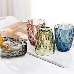 Plates u0026 More Küche & Esszimmer-240 ml Partygläser – Trinkgeschirr für kalte Getränke bei Zusammenkünften