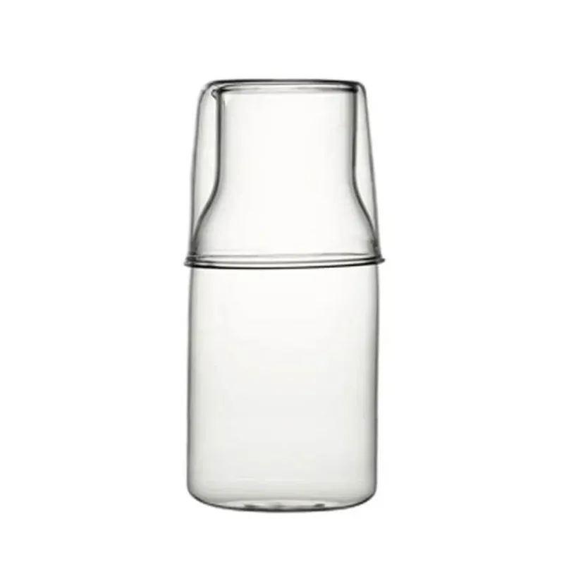 Plates u0026 More Küche & Esszimmer-500 ml Teekanne aus Borosilikatglas – kreative Tasse für kaltes Wasser und Milch