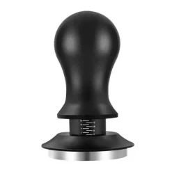 Tom Küche & Esszimmer-51 mm Espresso-Kaffeestampfer mit Edelstahlbasis und Federgriff