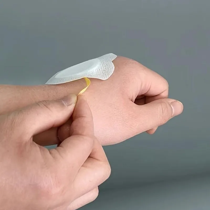 PureGlow Frauenpflege|Körperpflege-50 Stück Einweg-Rizinusölpflaster – Pflaumenblüten-Vliespflaster