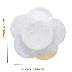 PureGlow Frauenpflege|Körperpflege-50 Stück Einweg-Rizinusölpflaster – Pflaumenblüten-Vliespflaster