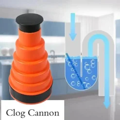 Tranquil Waters Badezimmer-Abflussreiniger - Sink Blaster Klempnerhelfer