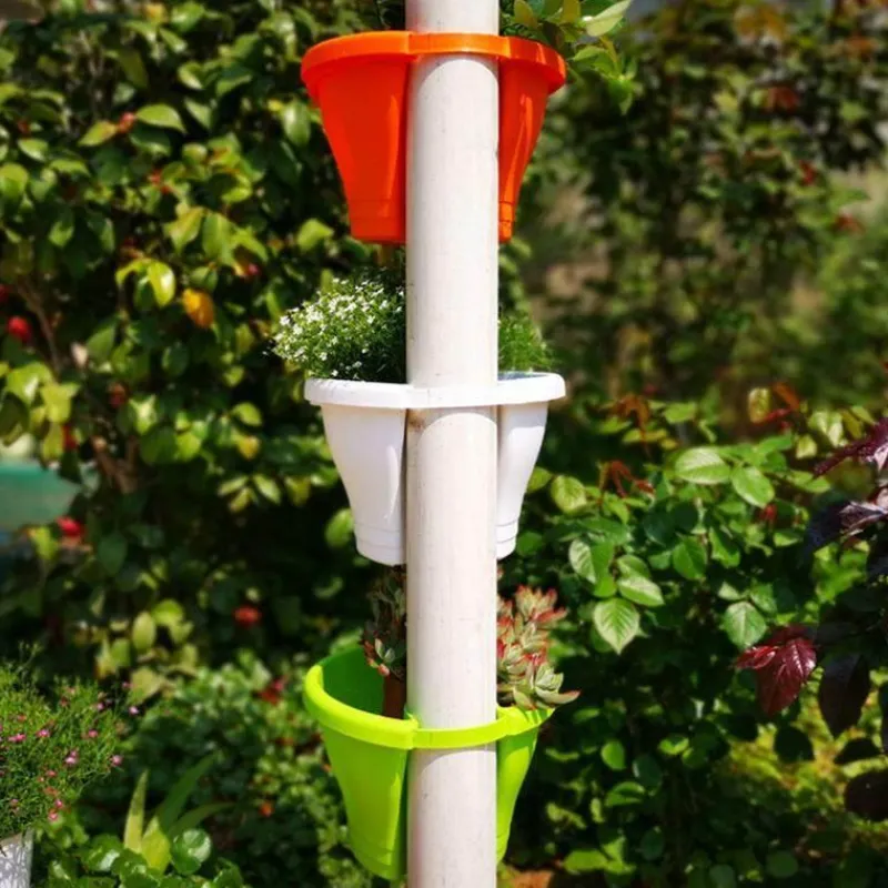 Nomad Gear Camping Im Freien|Outdoor & Garten-Abflussrohr-Pflanzständer - Dekorativer Blumentopfhalter