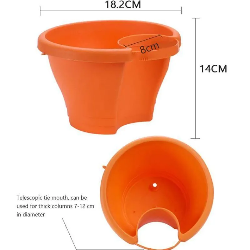 Nomad Gear Camping Im Freien|Outdoor & Garten-Abflussrohr-Pflanzständer - Dekorativer Blumentopfhalter