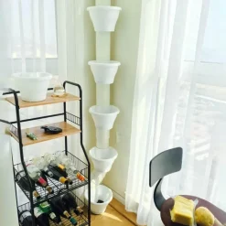 Nomad Gear Camping Im Freien|Outdoor & Garten-Abflussrohr-Pflanzständer - Dekorativer Blumentopfhalter