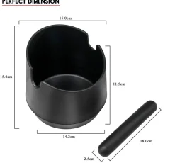 Tom Küche & Esszimmer-Abklopfbehälter für Espressosatz – unverzichtbarer Kaffeesatzbehälter für Baristas