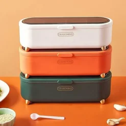 Space Savvy Küche & Esszimmer-Abnehmbare Gewürzbox für die Küche – Küchen-Organizer für Gewürze