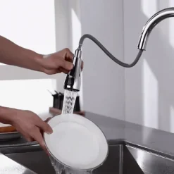 Tranquil Waters Badezimmer|Küche & Esszimmer-Abnehmbarer LED-Wasserhahnkopf als Ersatz – Thermo Sense-Zubehör