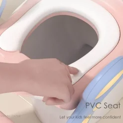 Kinder Little Nest Kinderwagen & Zubehör-Abnehmbares Baby-Töpfchen-Trainingsset mit Anti-Rutsch-Leiter