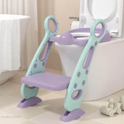 Kinder Little Nest Kinderwagen & Zubehör-Abnehmbares Baby-Töpfchen-Trainingsset mit Anti-Rutsch-Leiter