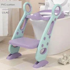 Kinder Little Nest Kinderwagen & Zubehör-Abnehmbares Baby-Töpfchen-Trainingsset mit Anti-Rutsch-Leiter