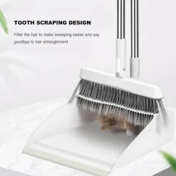 The Blissful Bath Badezimmer-Abnehmbares, faltbares Kehrschaufel-Set – vielseitiges Reinigungswerkzeug für das Homeoffice