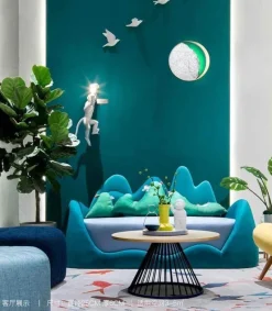 Comfort u0026 Style Beleuchtung-Abnehmender Dreiviertelmond LED-Wandleuchte - Dekorative Marmorleuchte