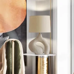 Glow u0026 Shade Beleuchtung-Abnormal Stone Table Lamp - Unique Decorative Lighting