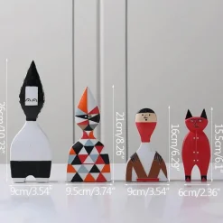 Willow u0026 Whim Wohndeko-Abstrakte Puppenfiguren - Kreatives dekoratives Kunstspielzeug
