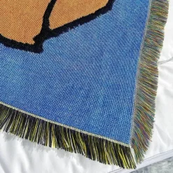 Warm Embrace Bettzeug-Abstrakte Wandteppichdecke - Ästhetisches Sofadekor