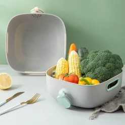 The Culinary Kit Küche & Esszimmer-Abtropfkorb – Hygienischer Mehrzweck-Küchenorganizer