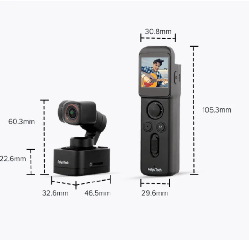 Trail Tech Outdoor-Artikel|Outdoor-Gadgets-3-Achsen-Gimbal-Stabilisator für flüssige 4K-Kameraaufnahmen