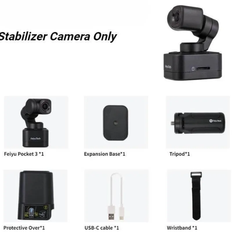 Trail Tech Outdoor-Artikel|Outdoor-Gadgets-3-Achsen-Gimbal-Stabilisator für flüssige 4K-Kameraaufnahmen