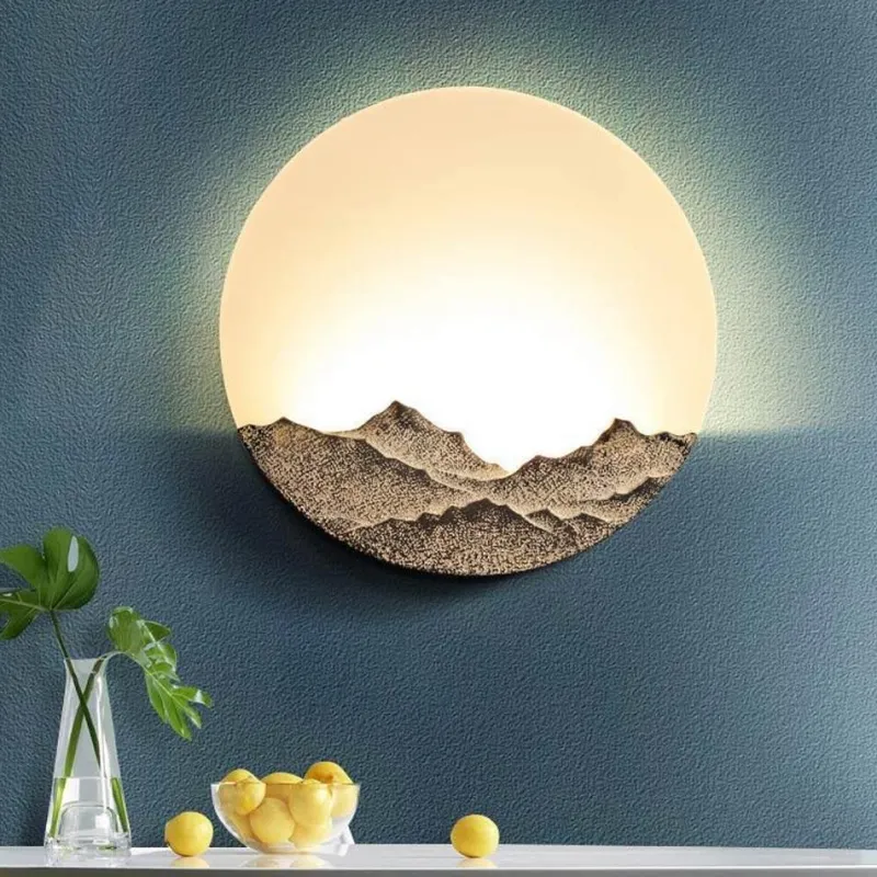 Willow u0026 Whim Wohndeko|Beleuchtung-Acryl LED Mond Wandlampe - Dekoratives Nachtlicht