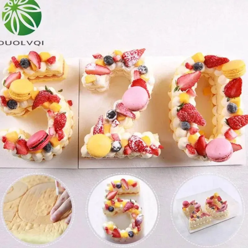 Tom Küche & Esszimmer-Acryl-Kuchenschablonen-Set – Fondant-Ausstechwerkzeuge für Zuckerdekoration