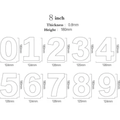 Tom Küche & Esszimmer-Acryl-Kuchenschablonen-Set – Fondant-Ausstechwerkzeuge für Zuckerdekoration