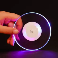 Deco Küche & Esszimmer-Acryl-LED-Untersetzer – ultradünne, leuchtende Getränkematte