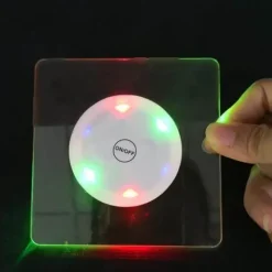 Deco Küche & Esszimmer-Acryl-LED-Untersetzer – ultradünne, leuchtende Getränkematte