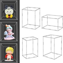 Tom Küche & Esszimmer-Acryl-Spielzeugvitrine - Transparente Sammler-Aufbewahrungsbox