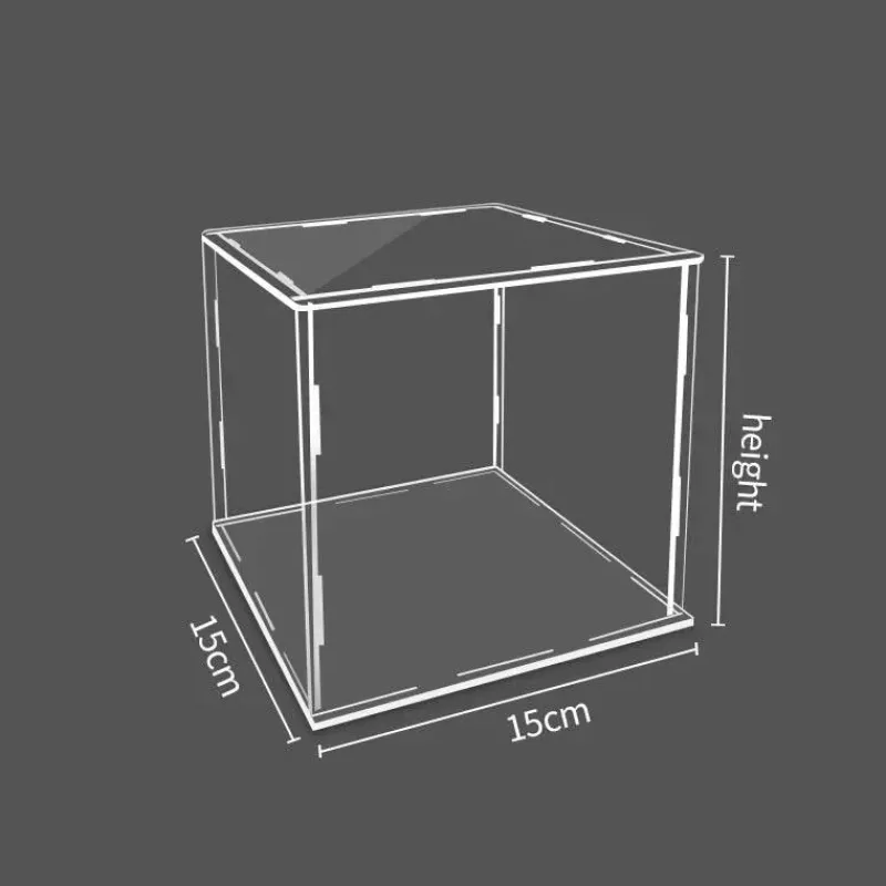 Tom Küche & Esszimmer-Acryl-Spielzeugvitrine - Transparente Sammler-Aufbewahrungsbox