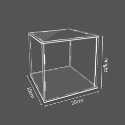 Tom Küche & Esszimmer-Acryl-Spielzeugvitrine - Transparente Sammler-Aufbewahrungsbox
