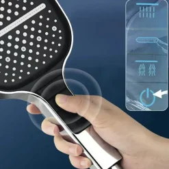 The Blissful Bath Badezimmer-Adjustable Eco-Friendly Shower Head - Water-Saving Flow Control