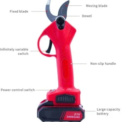 Roam Ready Outdoor-Gadgets|Heimwerkzeuge-Akku-Gartenschere - Tragbarer Astschere