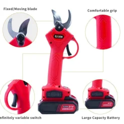 Roam Ready Outdoor-Gadgets|Heimwerkzeuge-Akku-Gartenschere - Tragbarer Astschere