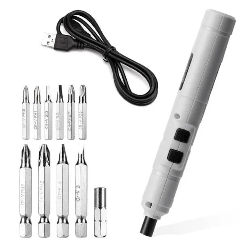 Roam Ready Outdoor-Artikel|Heimwerkzeuge-Akku-Mini-Elektroschrauber-Set – Kompaktes Elektrowerkzeug für schnelle Reparaturen